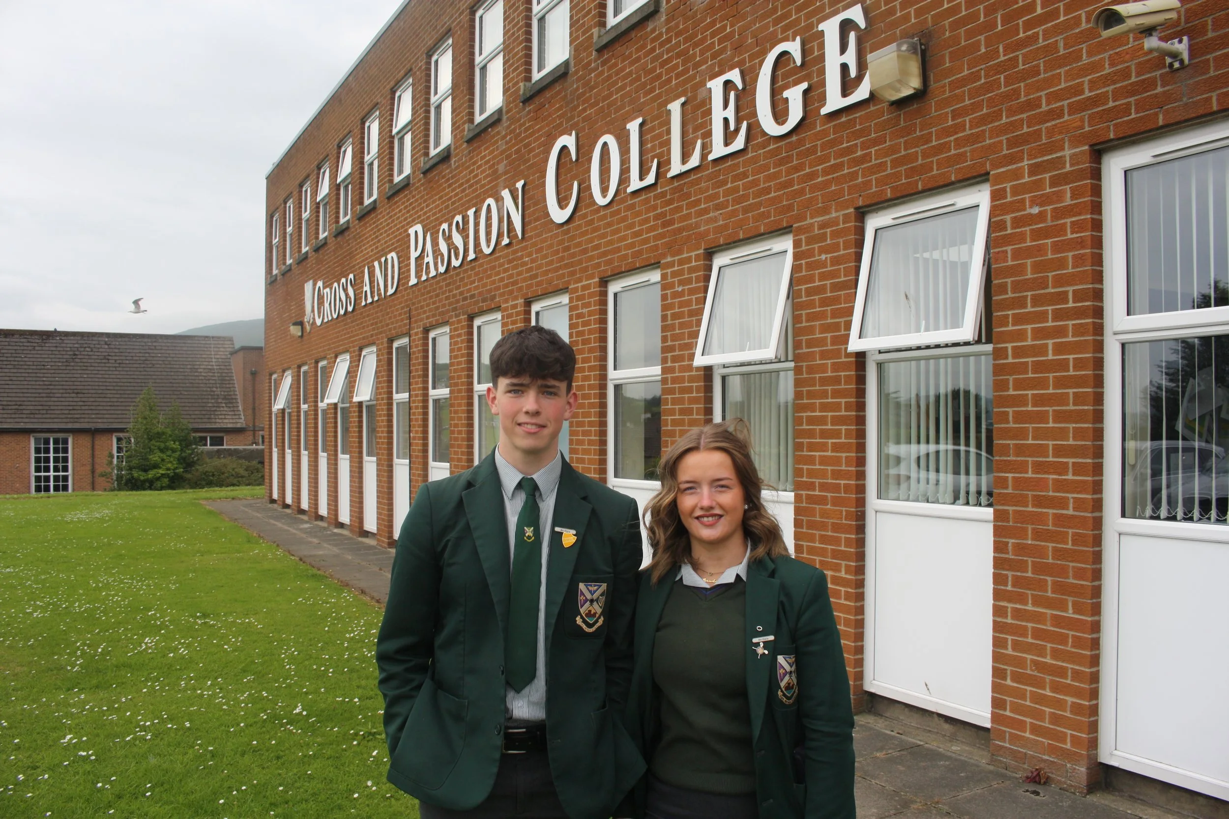 Head Boy Oisin Connolly & Head Girl Brid O'Kane (Social Media).JPG