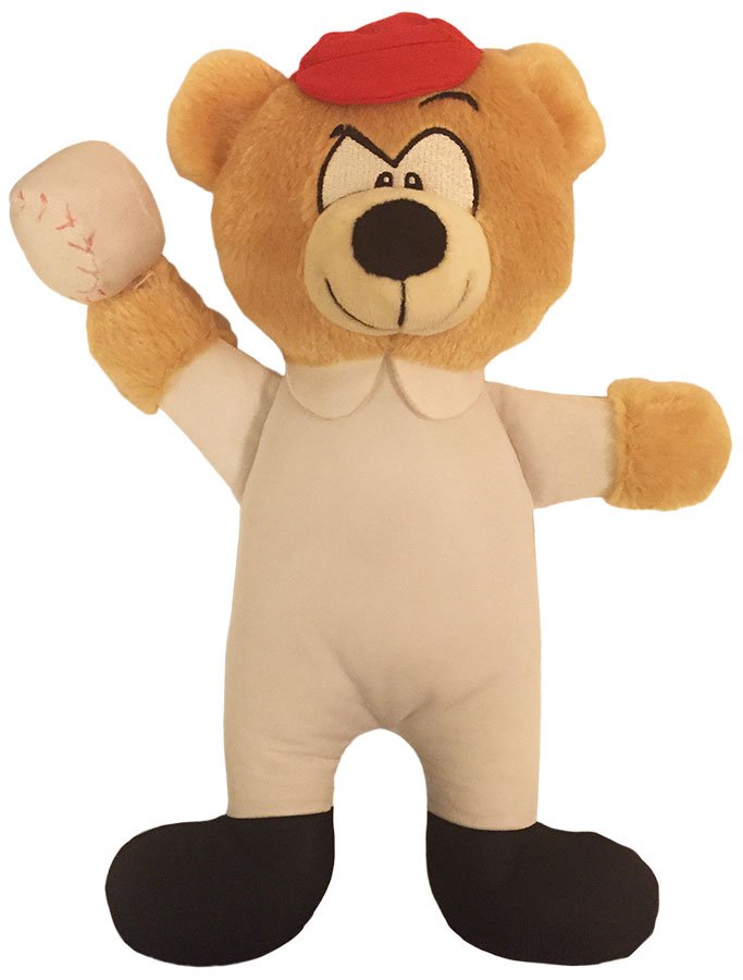 Baseball Attitude Bear Plush Toy Protoype