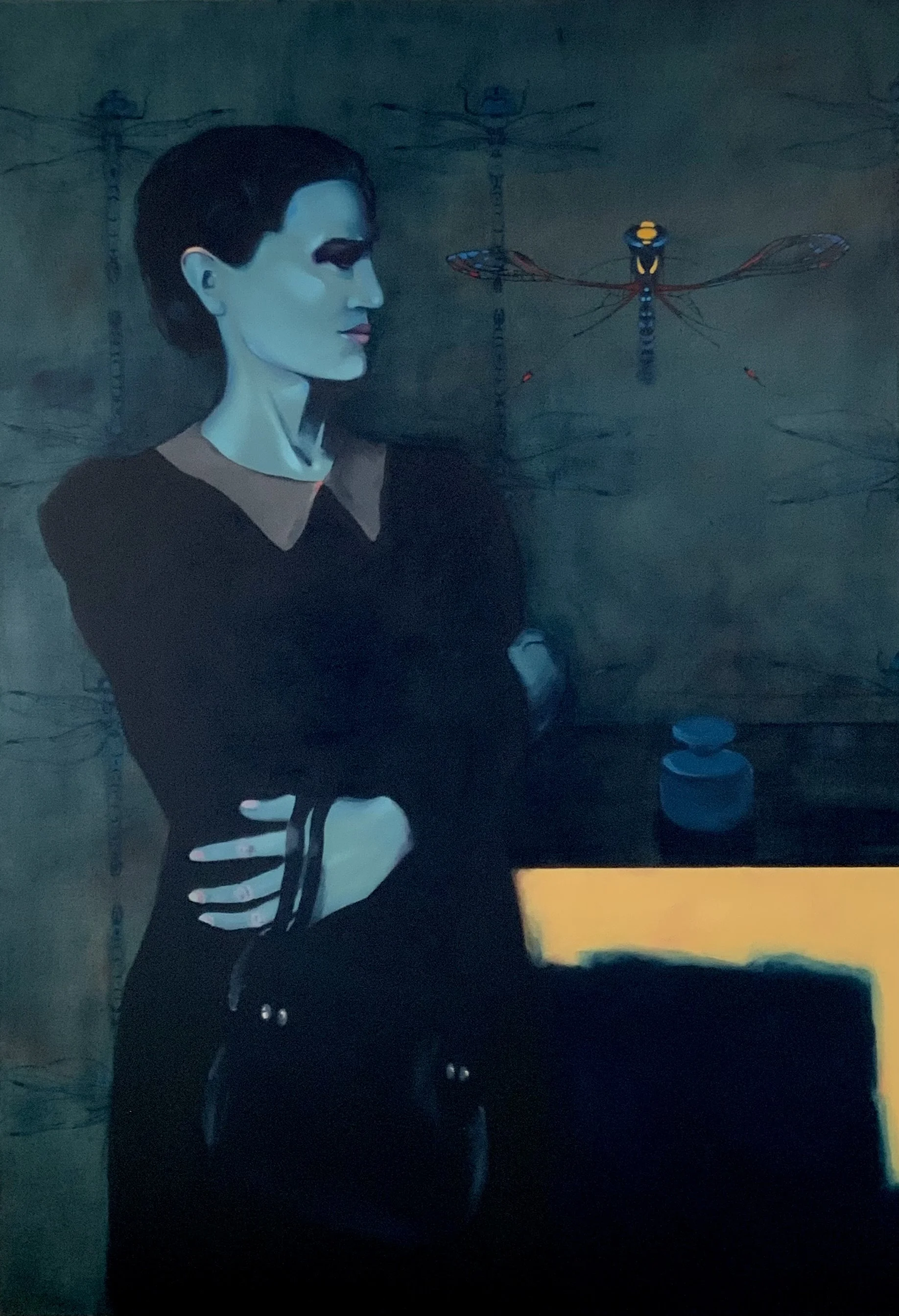 Water under the bridge, oil on linen, 70x100cm, 2025