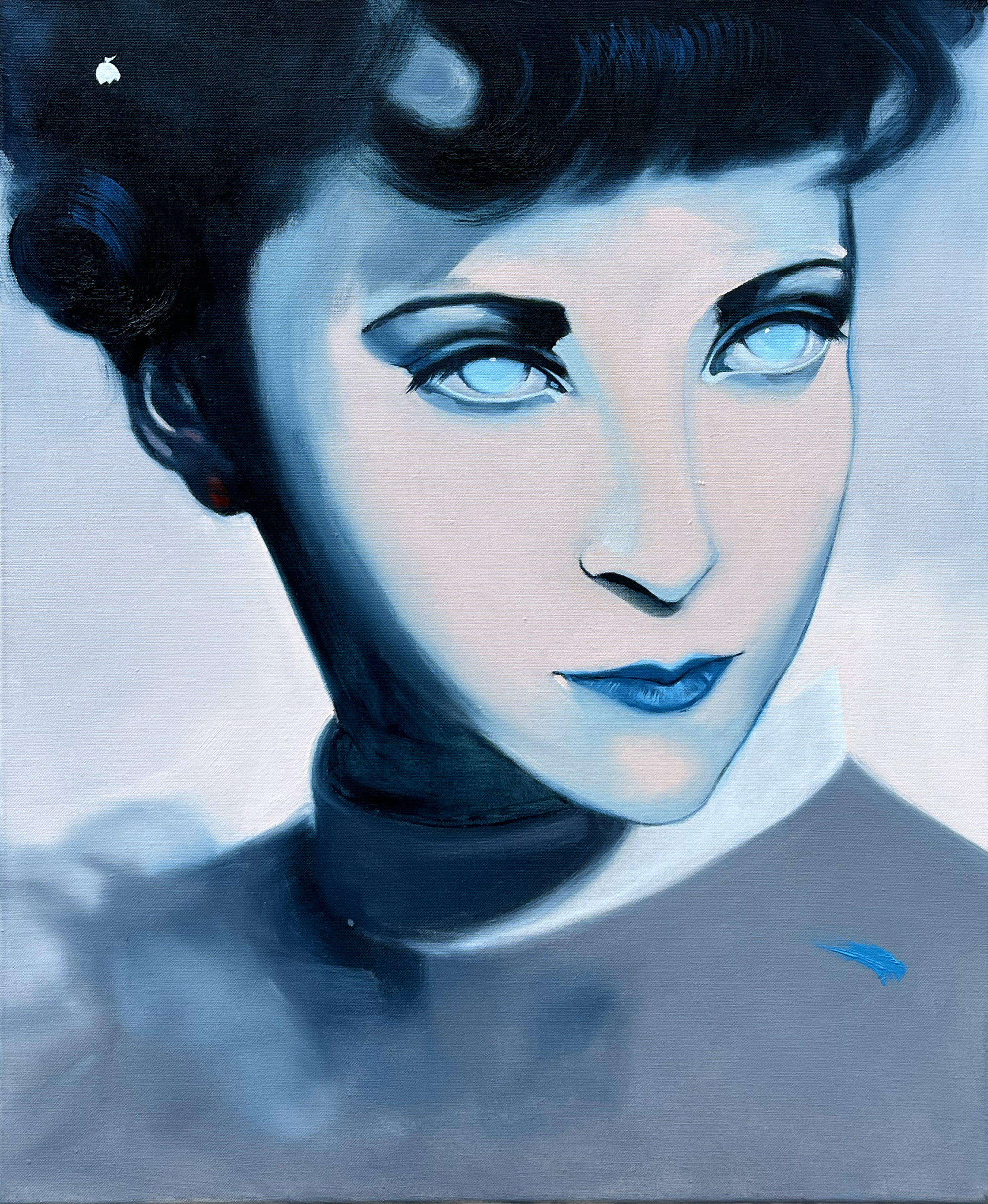 The light I have amassed, oil on linen, 50x60cm, 2023
