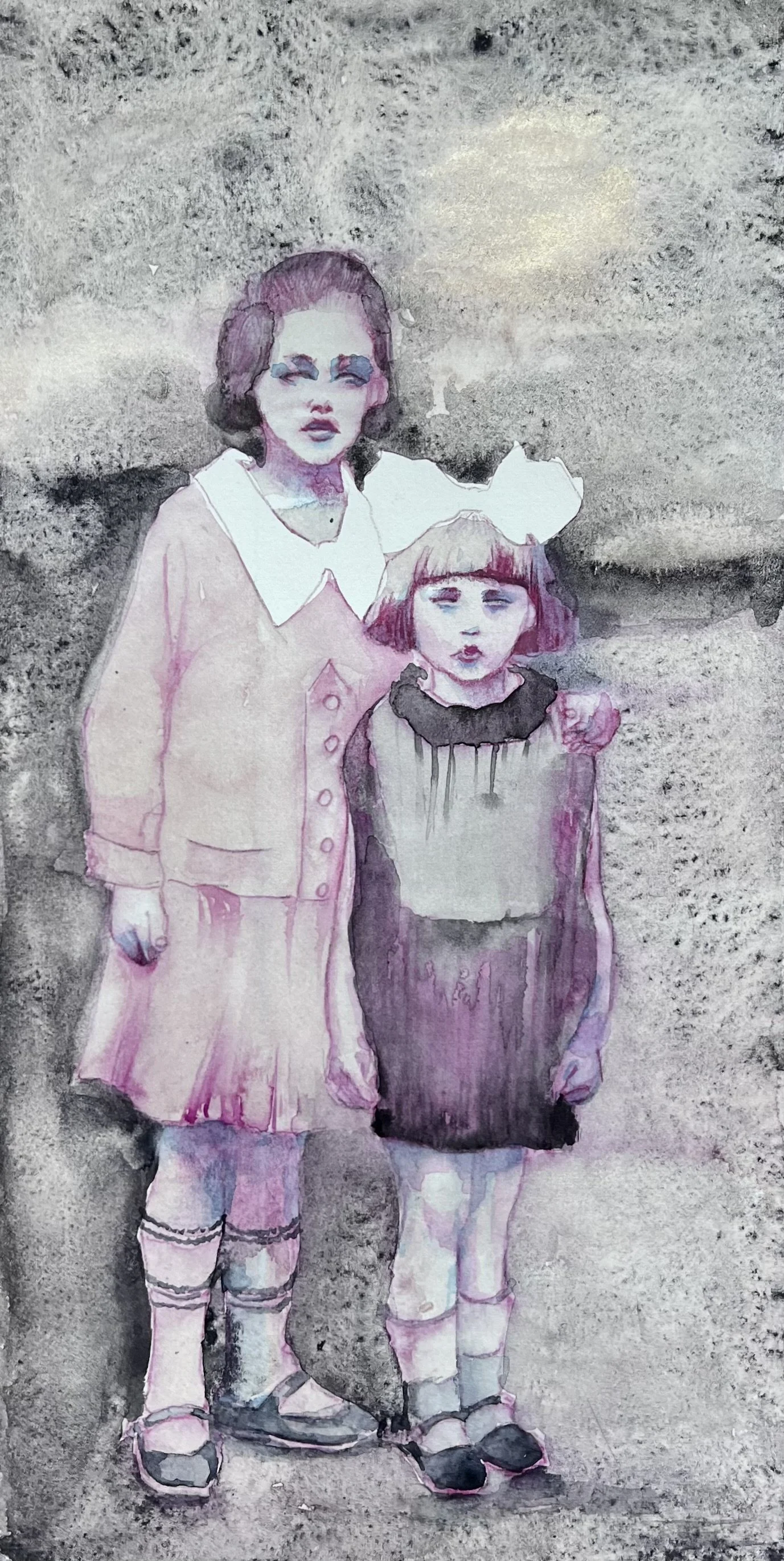 The older sister, 25x30cm, 2023