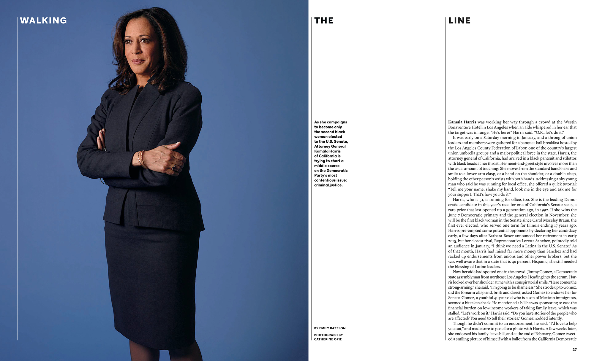 Kamala Harris, a ‘Top Cop’ in the Era of Black Lives Matter