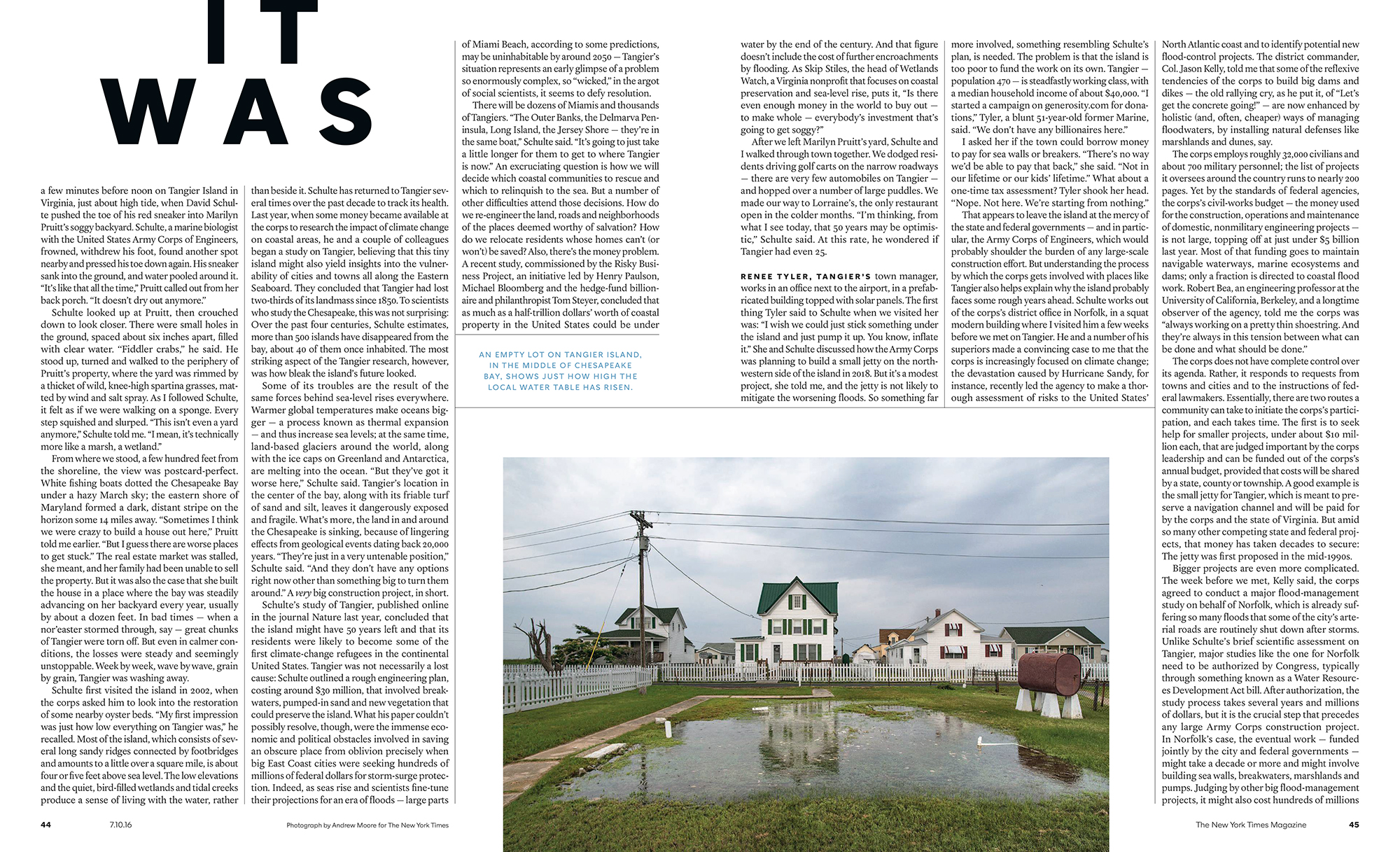 Should the United States Save Tangier Island From Oblivion?