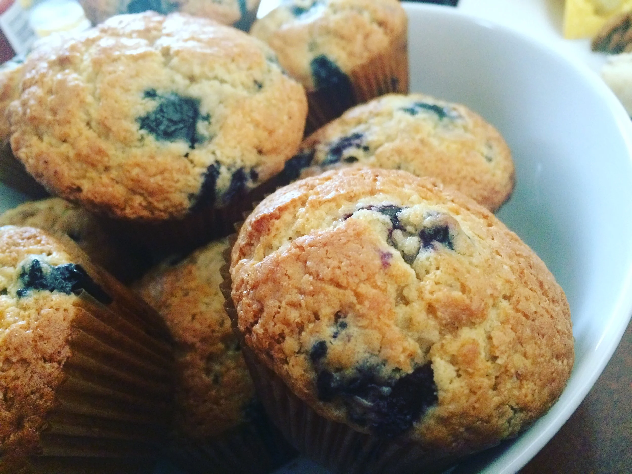 Blueberry Sour Cream Muffins