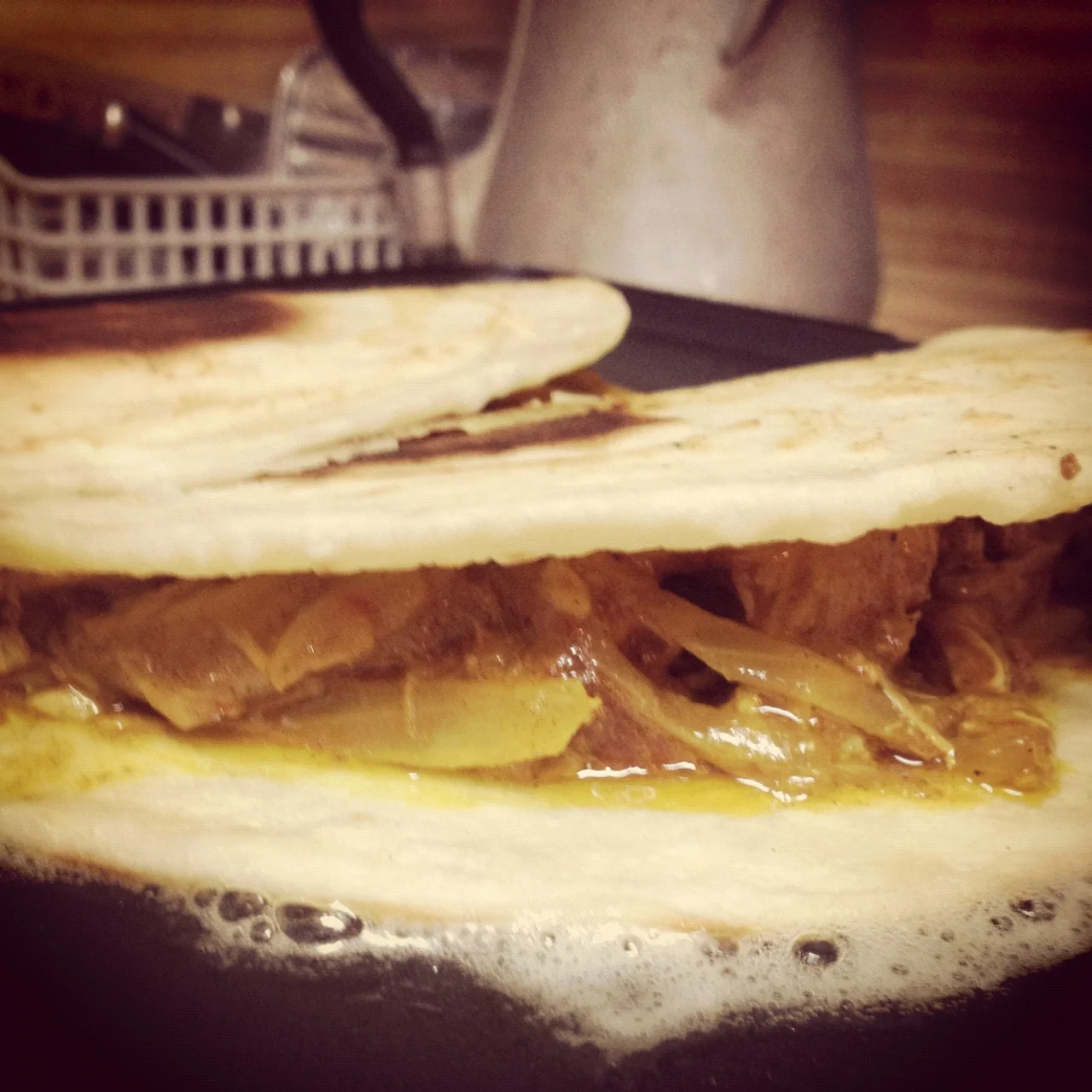 Curried Turkey Quesadillas