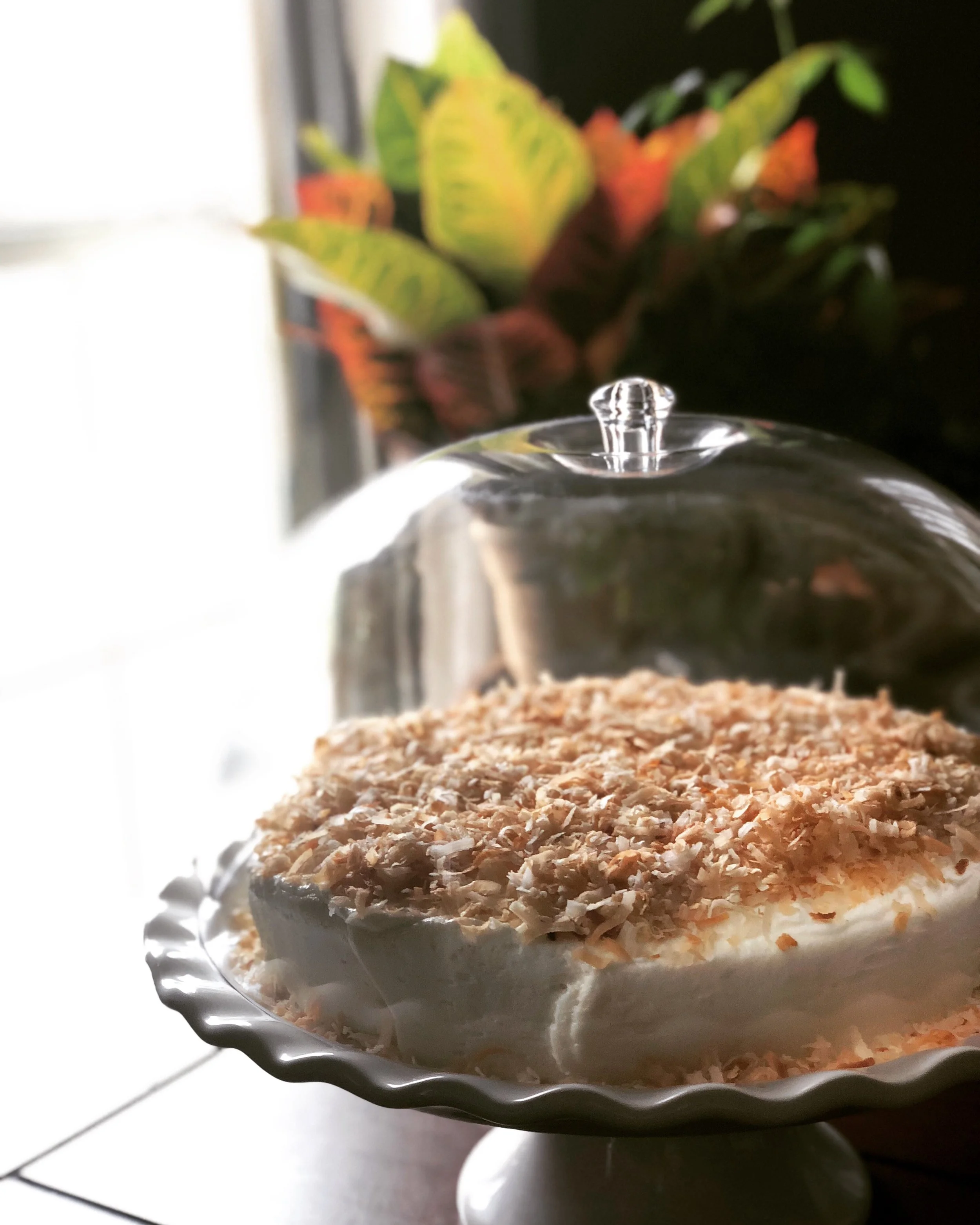 Gluten Free Coconut Creme Cake