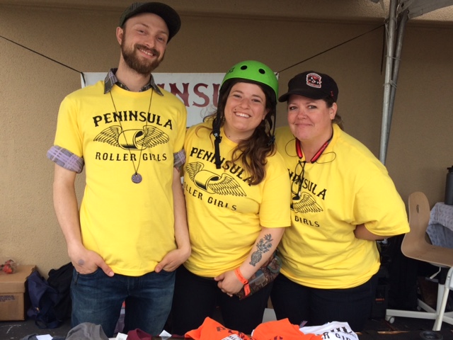 PRG skaters and volunteers at Maker Faire