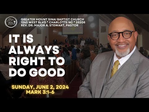 It Is Always Right To Do Good