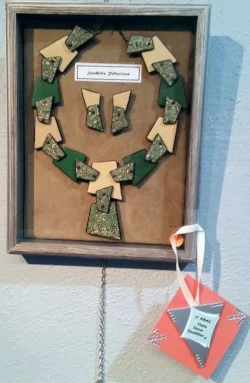 Sandhills Reflections, polymer clay jewelry by Priscilla Magaardan Andrews if Burwell