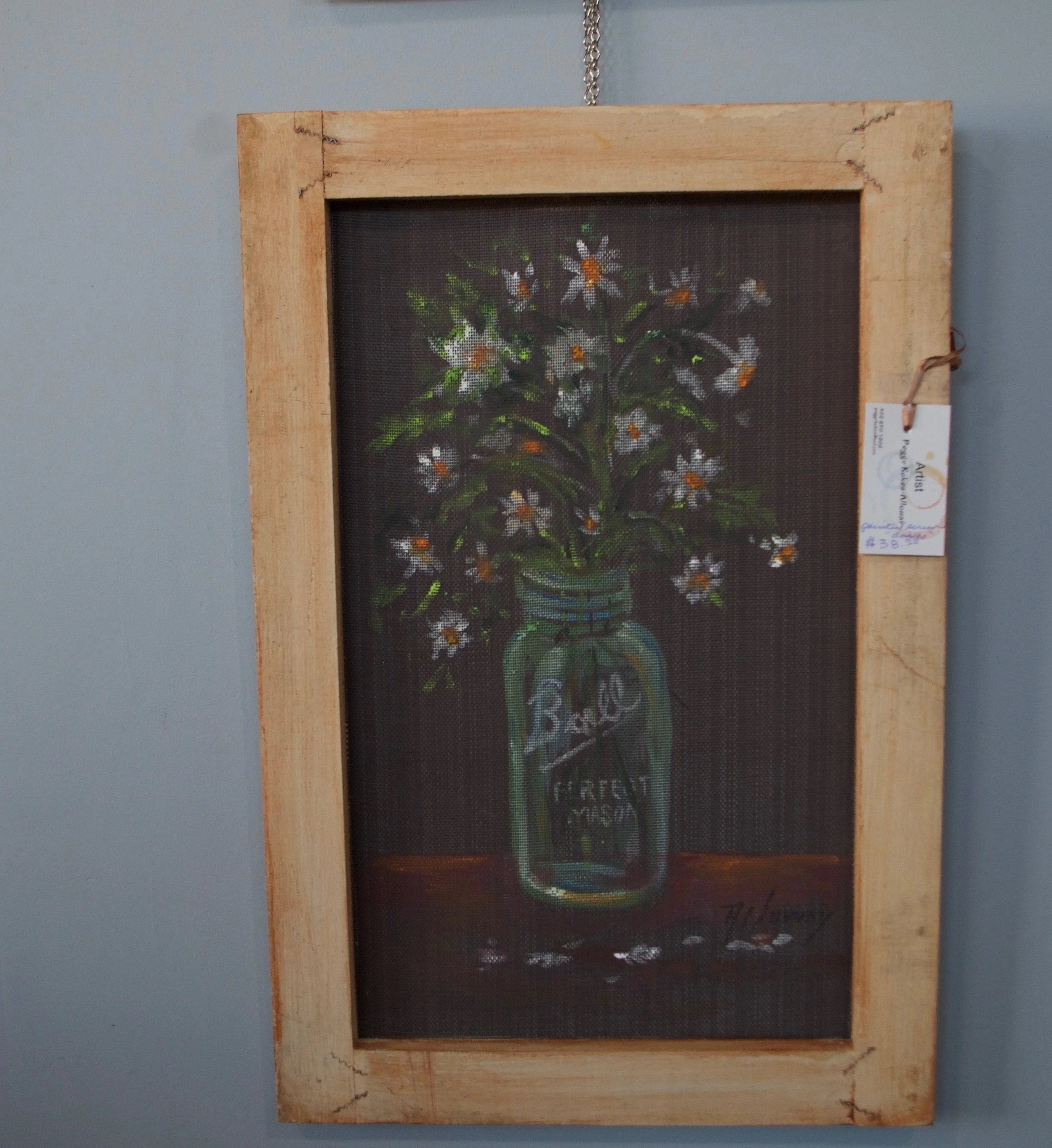 a new venue from Peggy Alloway beautiful - I can see it decorating an enclosed porch wall