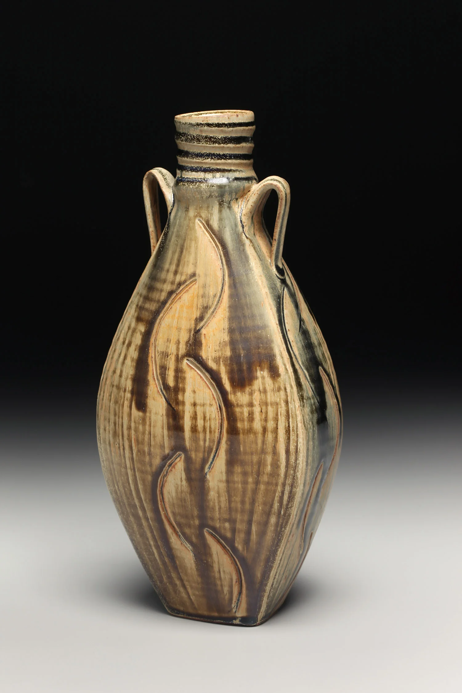 Carved Flask