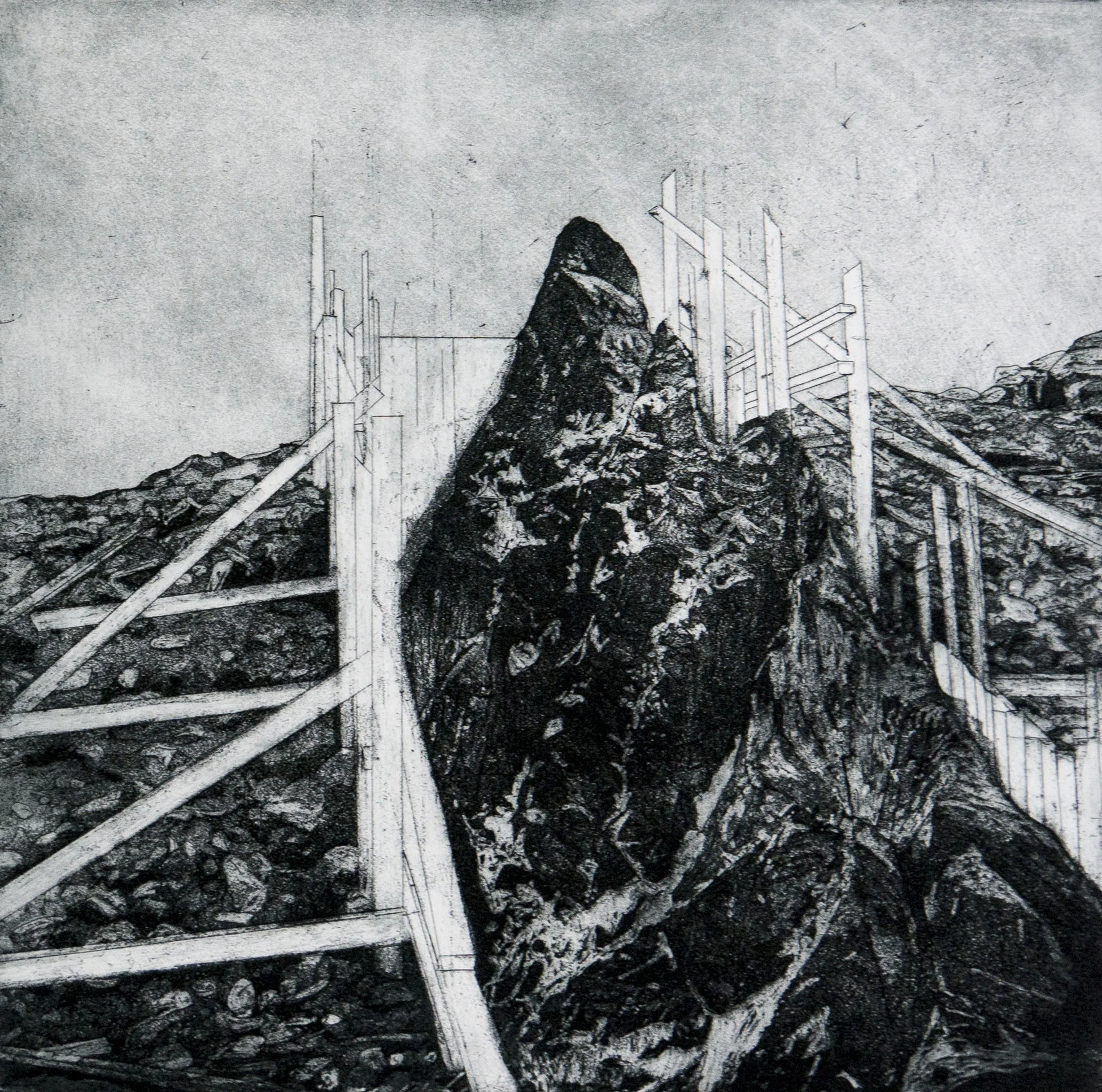 Abutement Intaglio 12” x 12” 2018