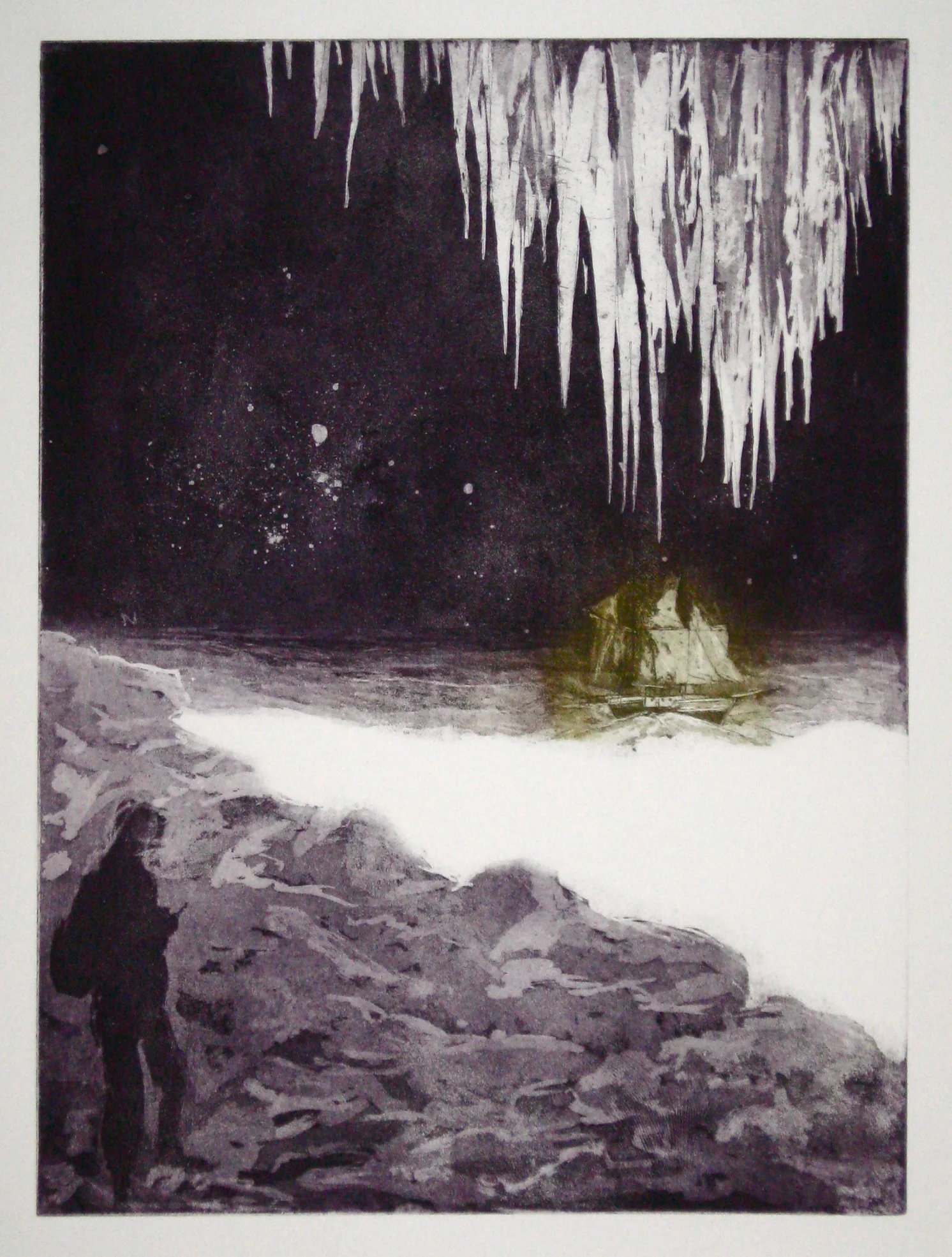 Outer Dark Intaglio 22in x 30in 2009