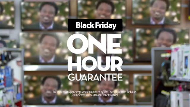 Black Friday 1-Hour Guarantee As Sung by Craig Robinson