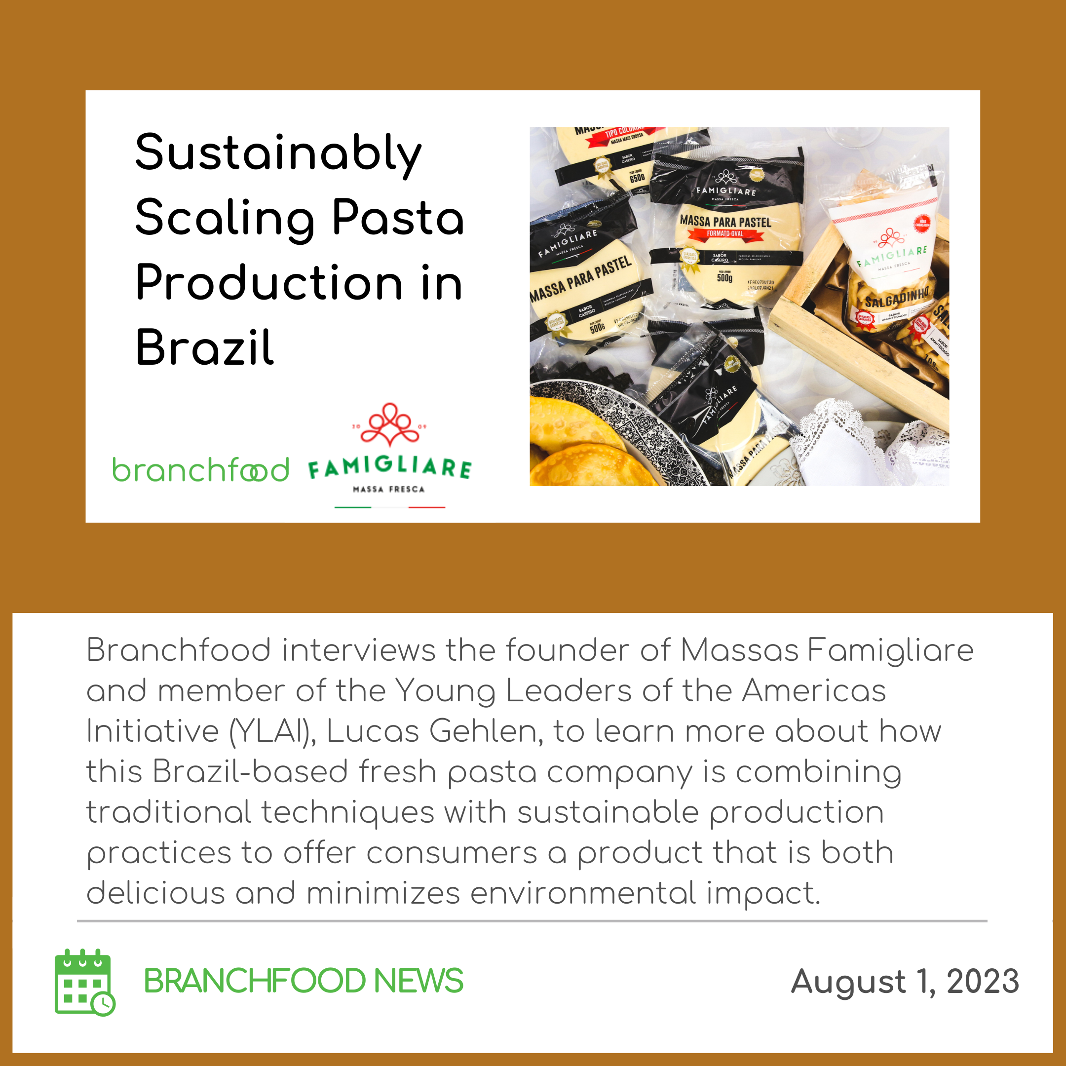 Sustainably Scaling Pasta Production in Brazil 