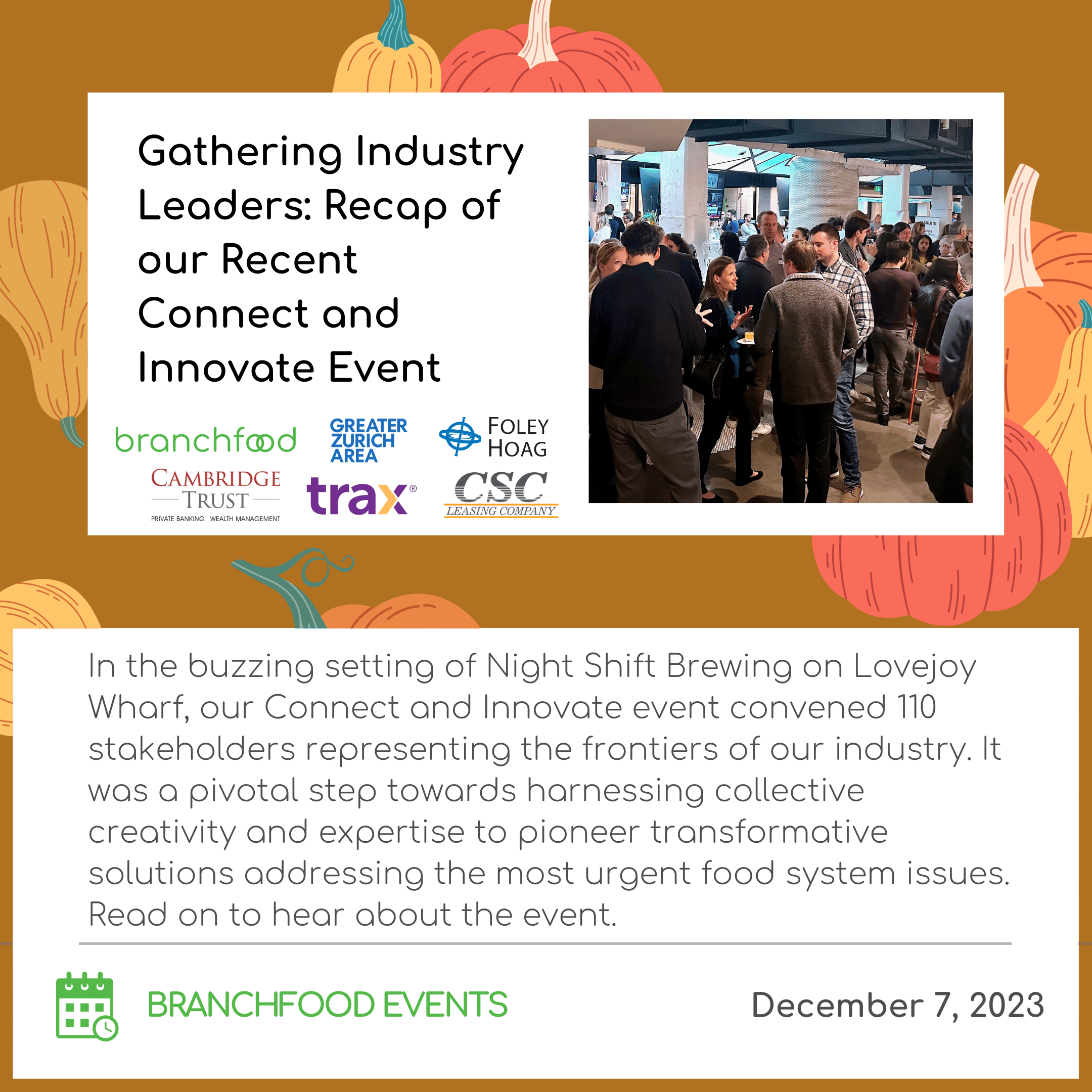 Gathering Industry Leaders: Recap of Branchfood’s Recent Connect and Innovate Event