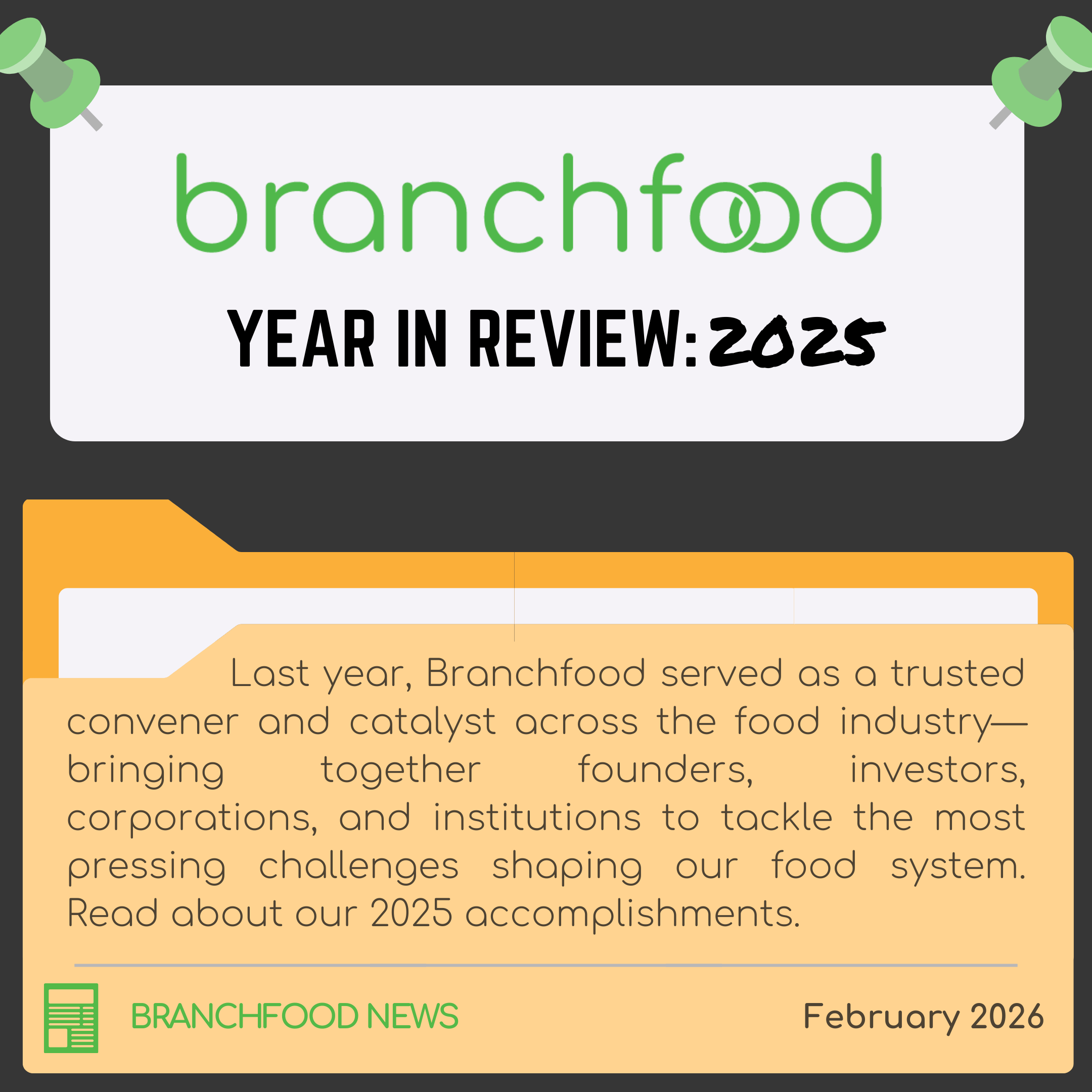 2025 Year in Review: Building the Future of Food, Together