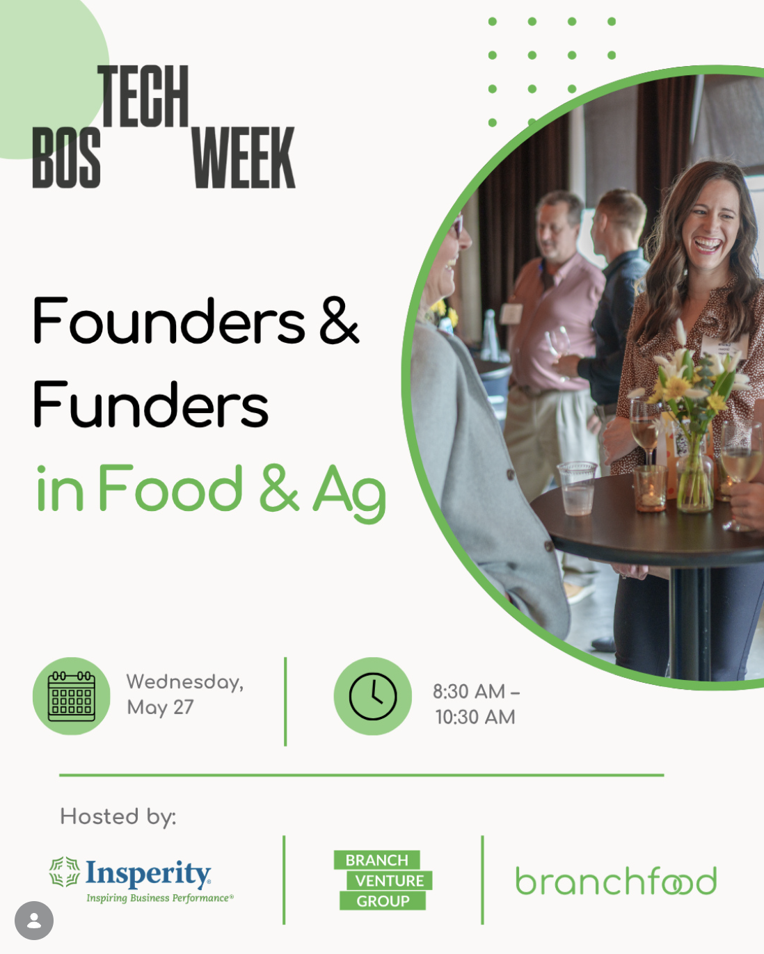 Founders &amp; Funders in Food &amp; Ag - #BOSTechWeek