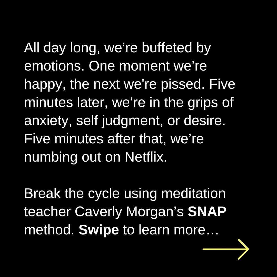 Dan Harris, thanks for sharing the SNAP method from my book, The Heart of Who We Are, and as taught through Peace in Schools! May many benefit.

Repost from @danharris: 
For more on how to get grounded when everything around you feels chaotic, check 