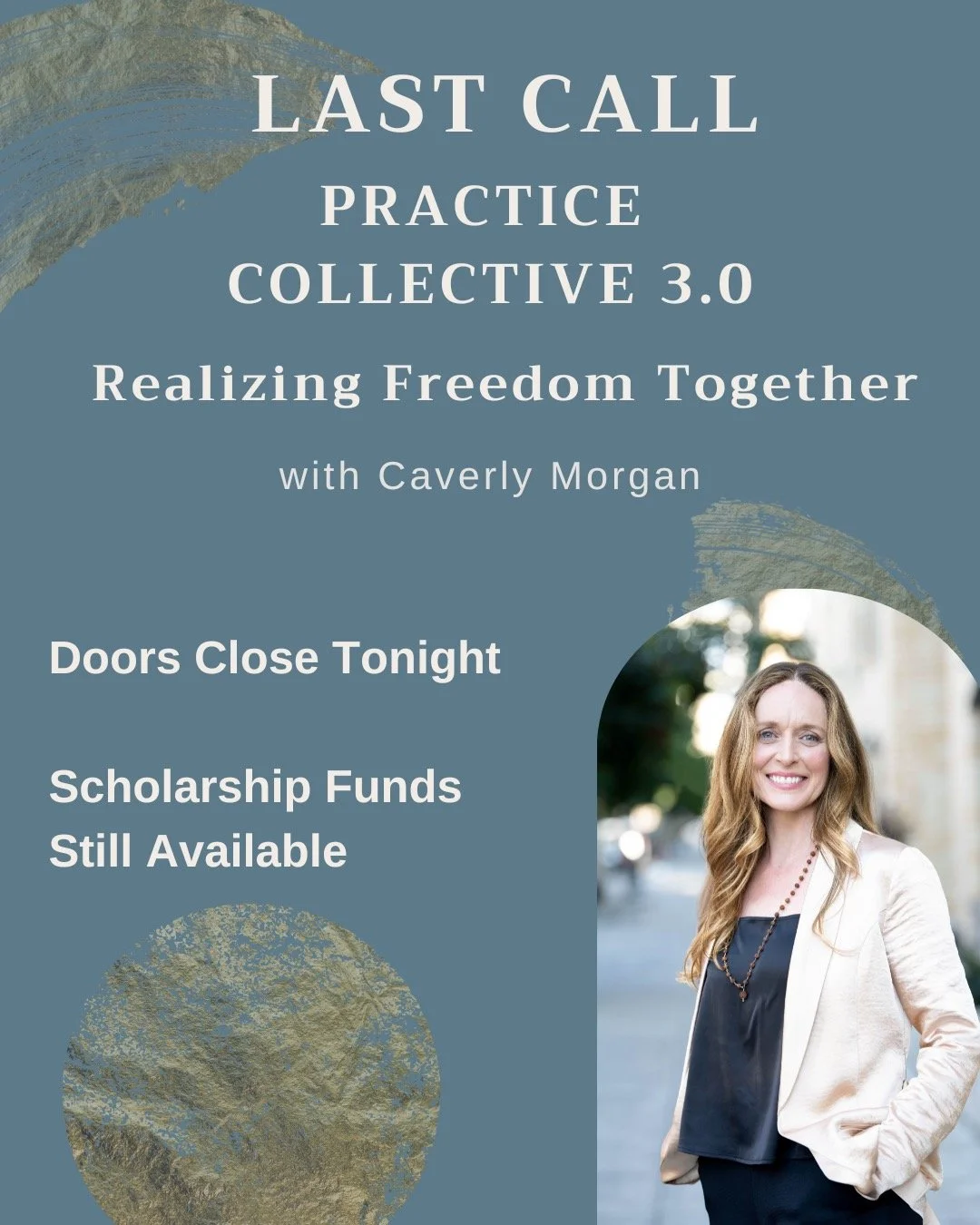 The doors to Practice Collective 3.0 close tonight.

If something in you has been quietly saying yes &mdash; this is the moment to listen to that.

This is a place to share what you're carrying, remember you're not alone, and realize &mdash; in an em
