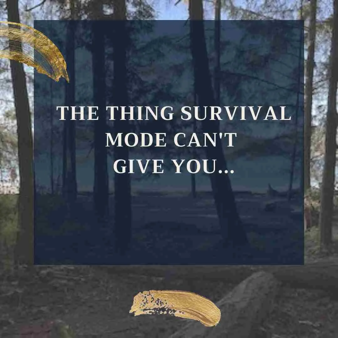 Survival strategies are what we do when love feels out of reach.

We perform. We perfect. We make ourselves useful. We overextend. We keep our heads just above water and call it living.

These strategies make complete sense. They developed for a reas