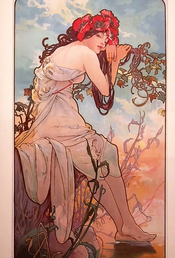 Mucha At The Musee Du Luxembourg Bleu Blonde Rouge Mucha At The Musee Du Luxembourg Bleu Blonde Rouge