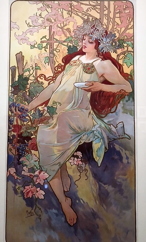 Mucha At The Musee Du Luxembourg Bleu Blonde Rouge Mucha At The Musee Du Luxembourg Bleu Blonde Rouge