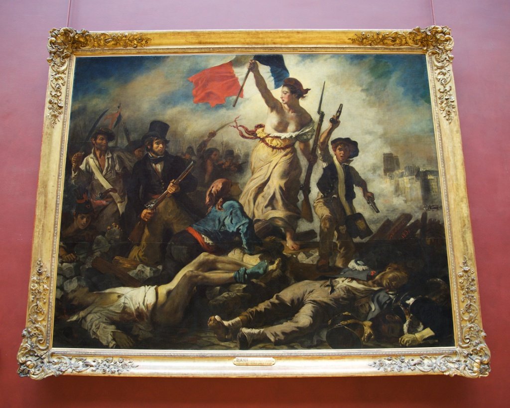Свобода, ведущая народ, 1830, Лувр