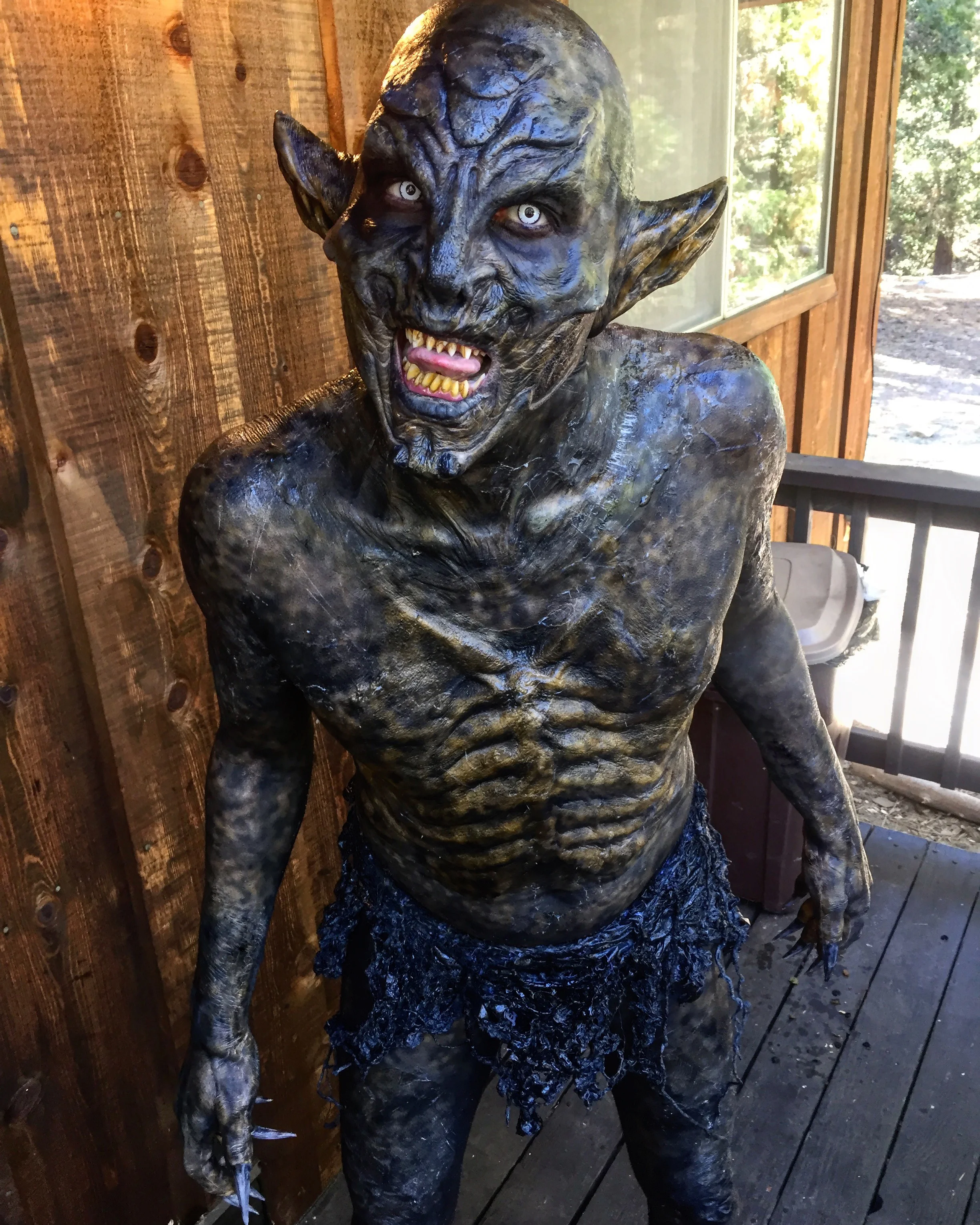 Head Makeup Artist and Designer for The Woods Monster: Hannah Reed. FX Team: Melanie Aksamit, Oasis Nguyen and Brittany Fontaine