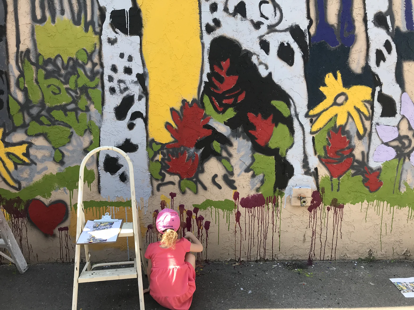 My little one getting to participate