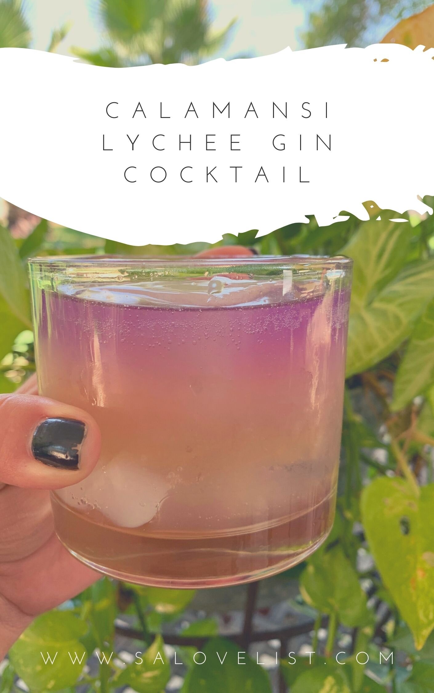 Calamansi Lychee Gin Cocktail&nbsp;