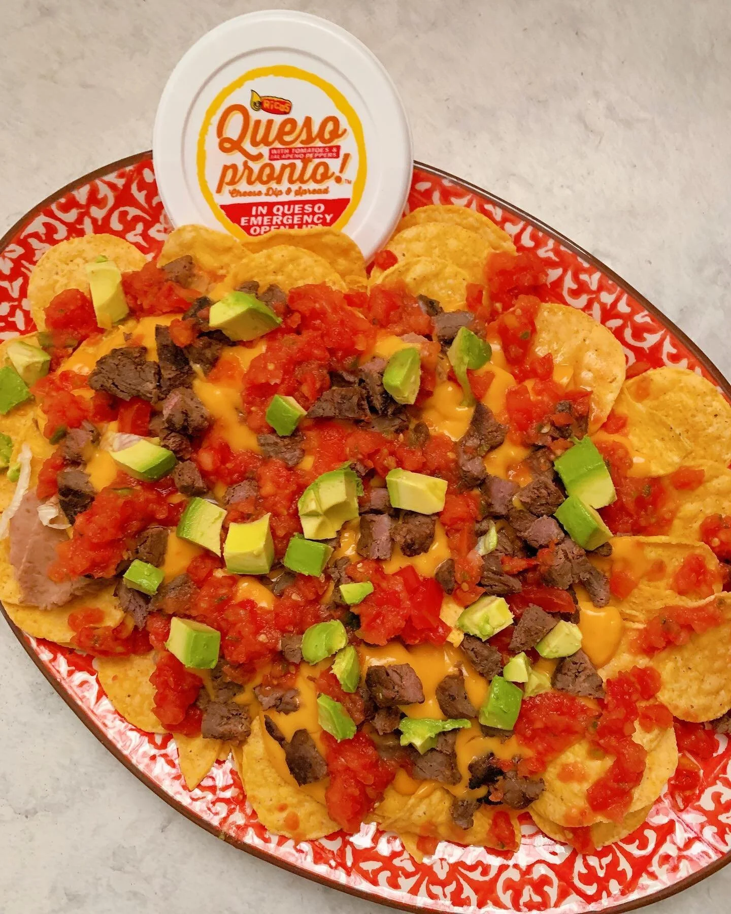 #SanAntonioLovelist 542 // #ad any excuse for nachos is a good excuse for nachos. With Queso Pronto from @Ricosproducts you&rsquo;re able to do this nacho dish in a blink of an eye. I&rsquo;m serious I think it took me 10 minutes to make. Granted I u