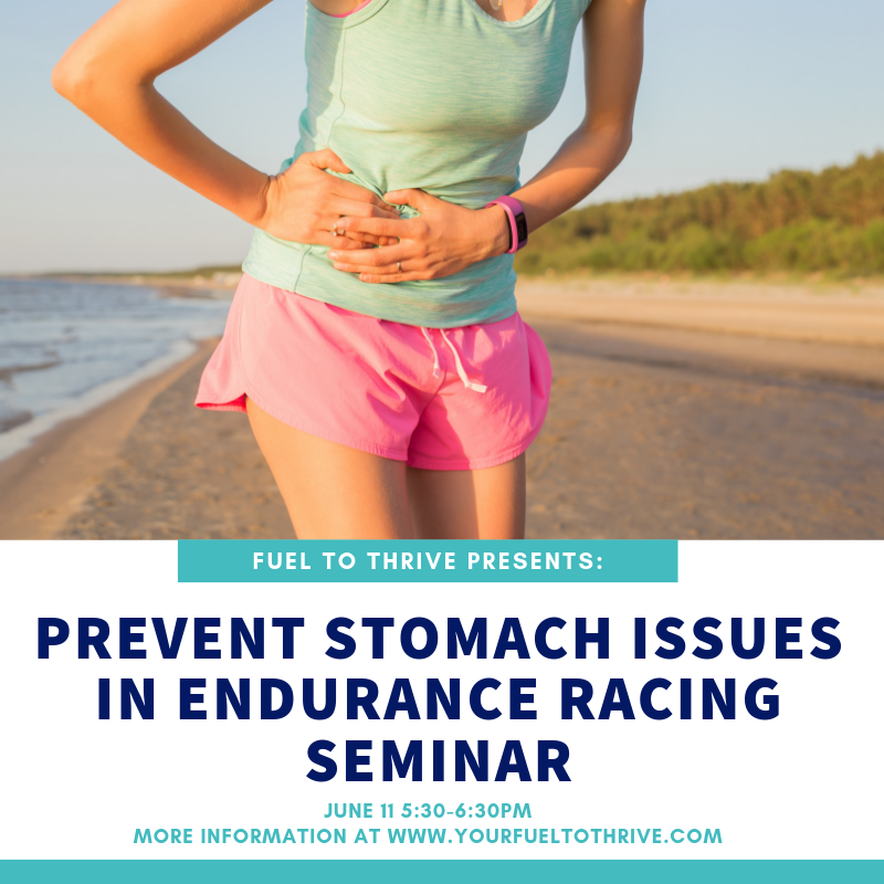Prevent Stomach Issues in Endurance Racing Seminar
