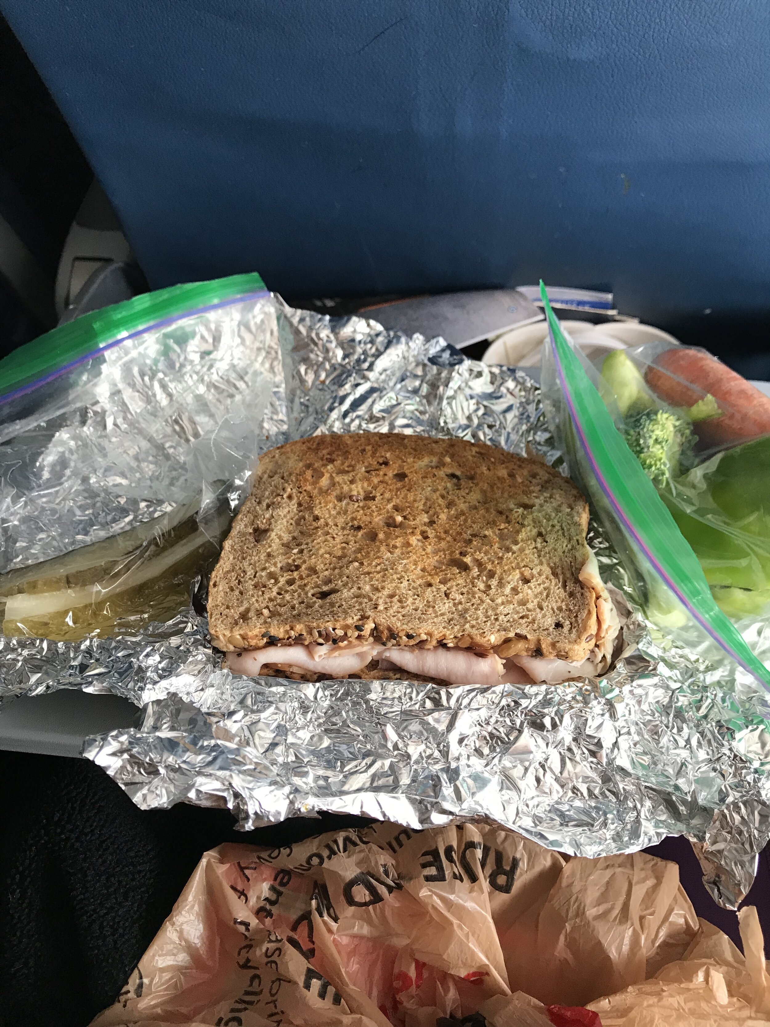 Traveling Nutrition: airplane and hotel meal and snack ideas