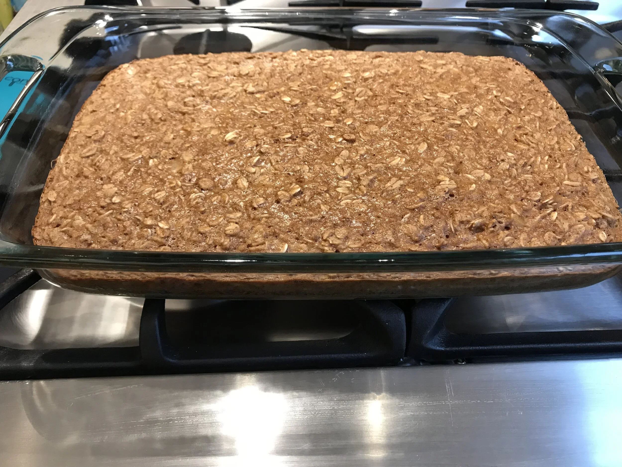 Banana Coffee Oatmeal Bake