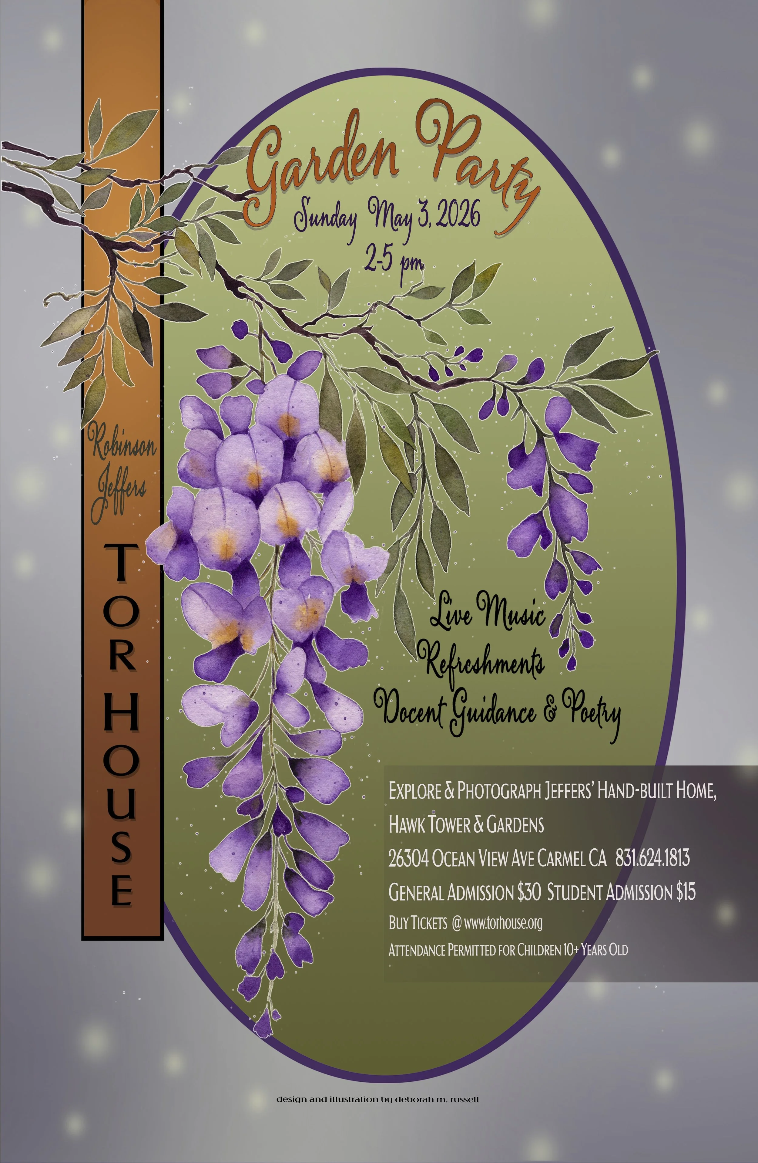 Tor House Garden Party Poster 2026