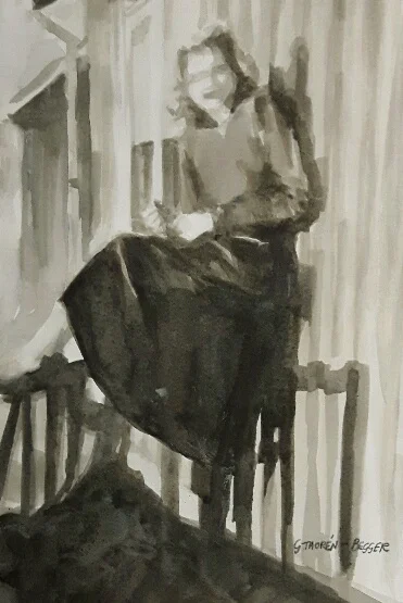 Svartvita minnen XII - Watercolour