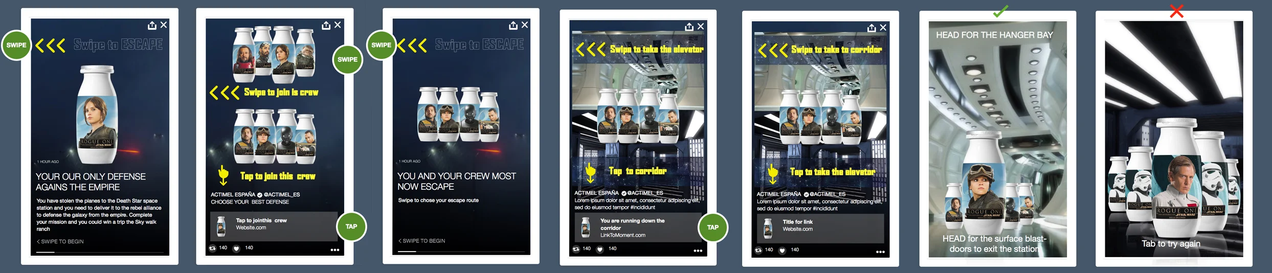 User Flow Storyboards