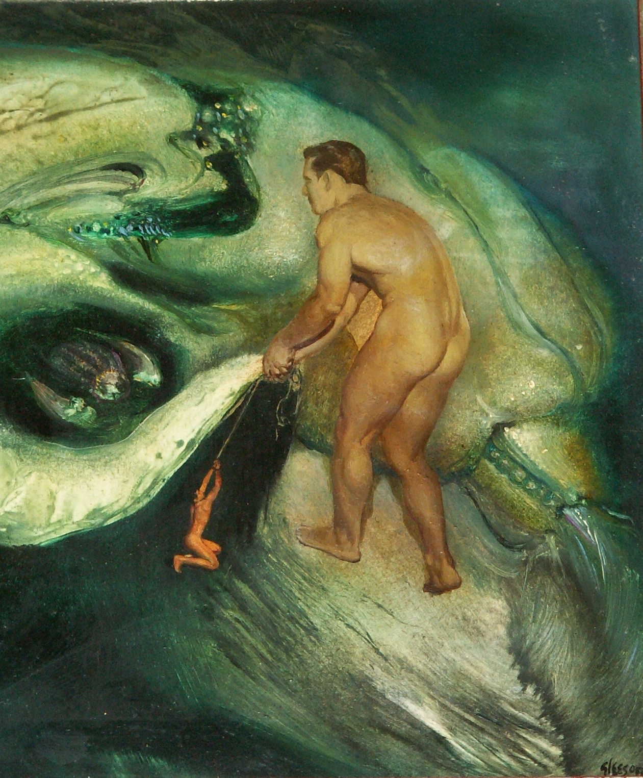 GLEESON. James. BIG & SMALL FIGURES.jpg