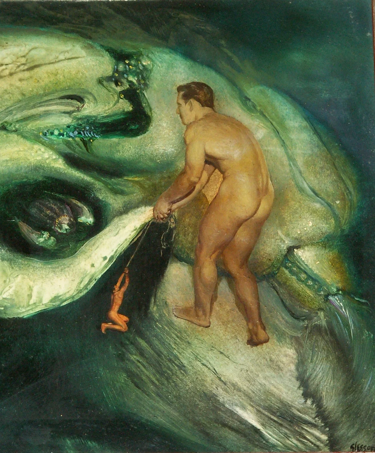 GLEESON. James. BIG & SMALL FIGURES.jpg