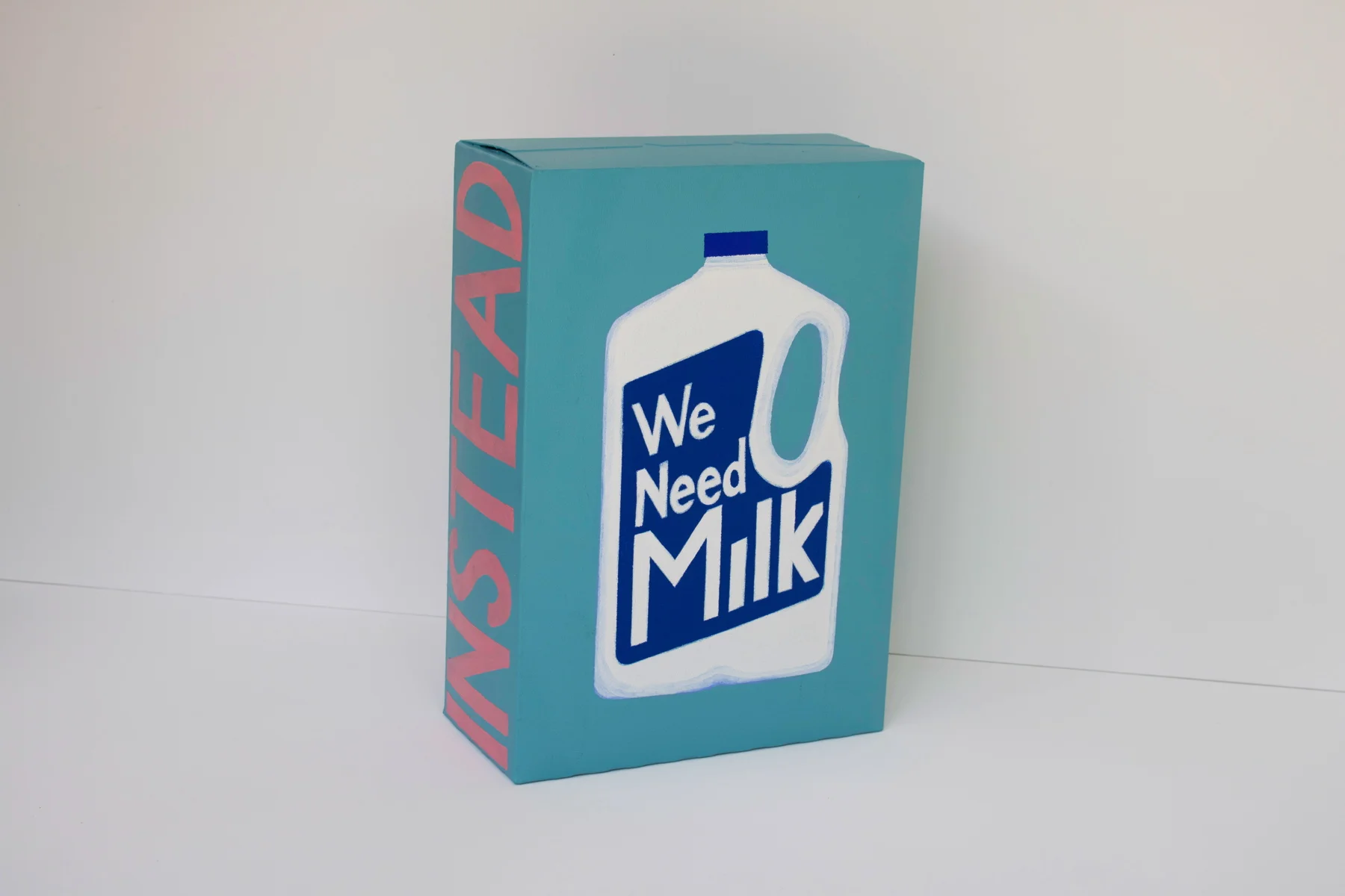 BAWDEN. Lionel. THE KANDINSKI HAS TWO SIDES - INSTEAD-YOU ME - WE NEED MILK. 2017. 37x25x12cm 1 .jpg