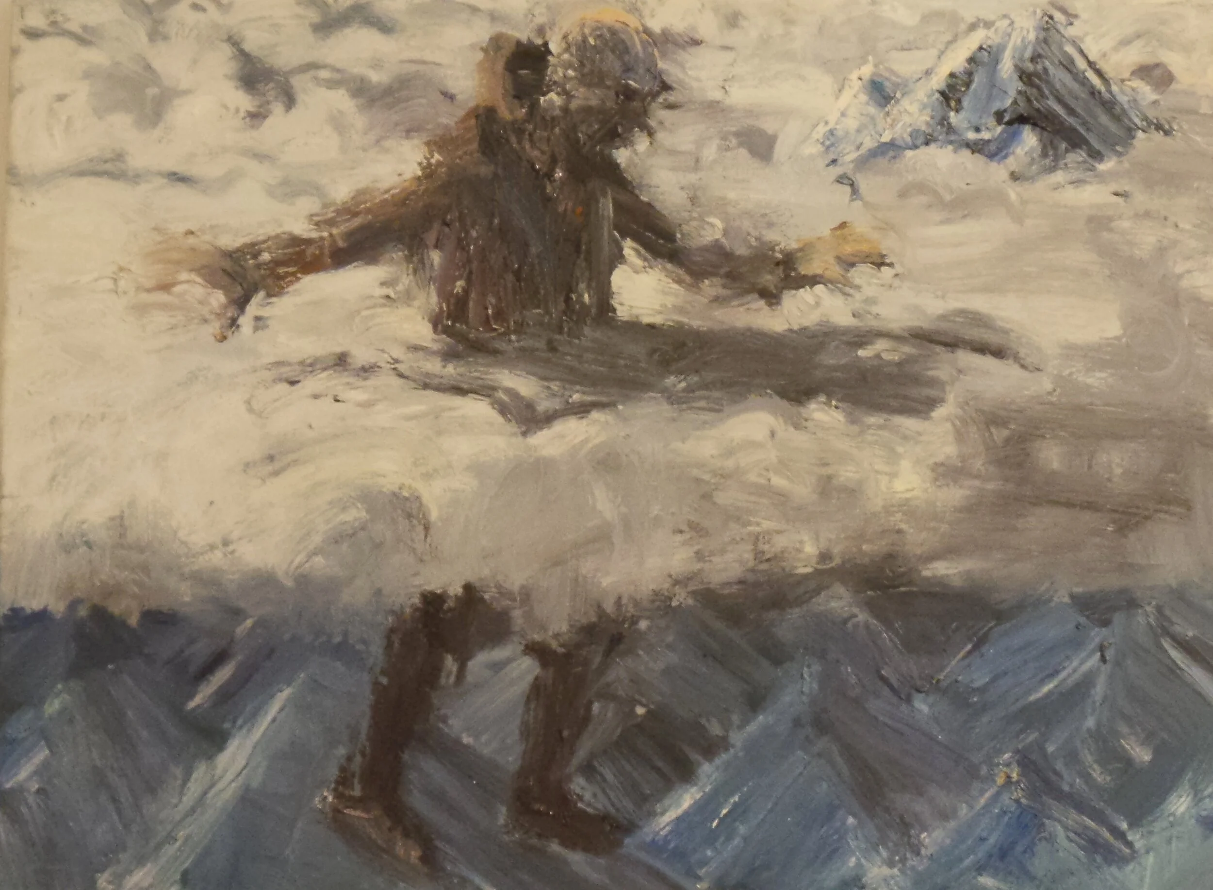 MACLEOD. Euan. ABOVE CLOUDS STUDY. 2011. oil on canvas. 38x51cm.JPG