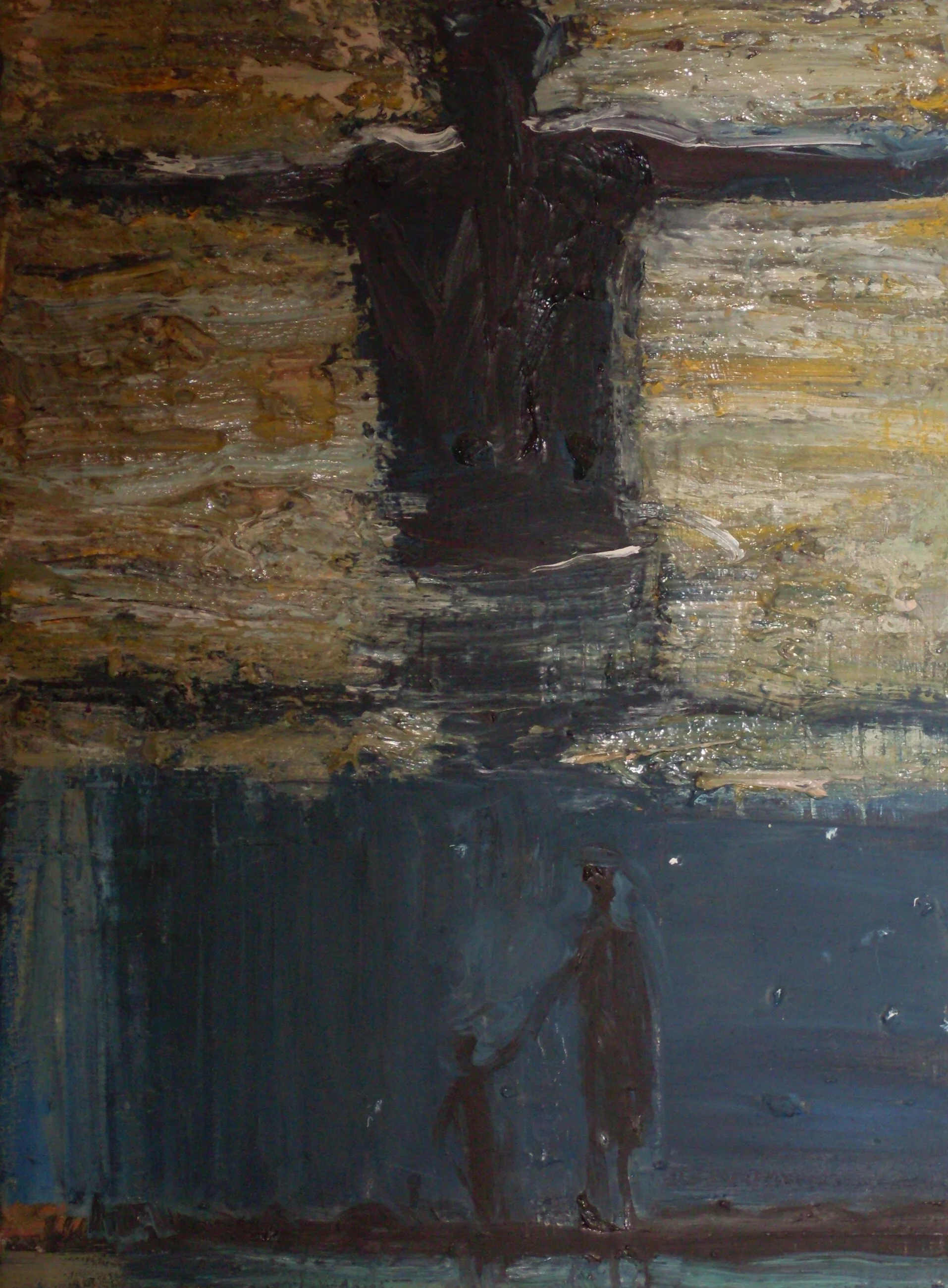 MACLEOD. Euan. TORSO:NIGHT FIGURES. 1998. oil on canvas 51x38cmJPG.JPG