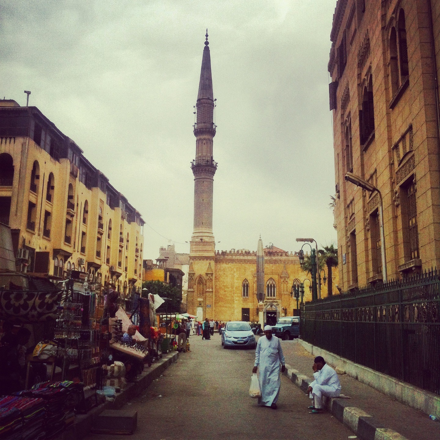  CAIRO | A man walk down from the entrance of Old Cairo. April 23, 2014. 