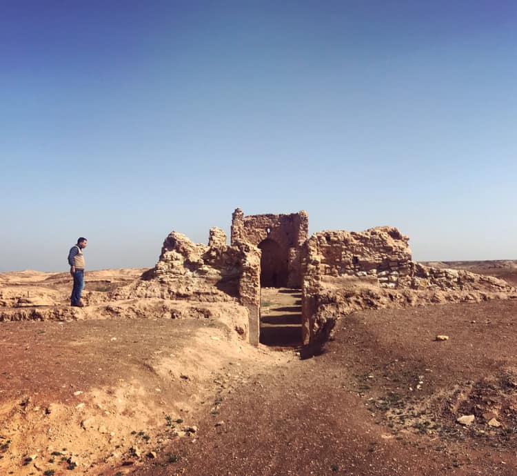  KARBALA | A symbol of eastern Christianity in the middle of the Karbala desert. This church dates back 1,500 years, before Islam emerged in the region and is believed to be one of the oldest in Iraq. Neglected for years, the ruins require heavy main