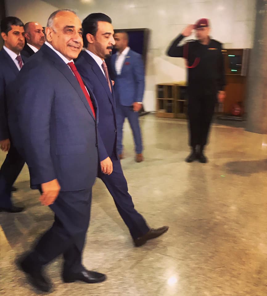  BAGHDAD | Adil Abdul Mahdi, now confirmed as Iraq’s fifth prime minister since the fall of Sadaam, walked into the parliament building to present his cabinet lineup last night. MPs approved 14 out of 22 ministers. High profile positions including de