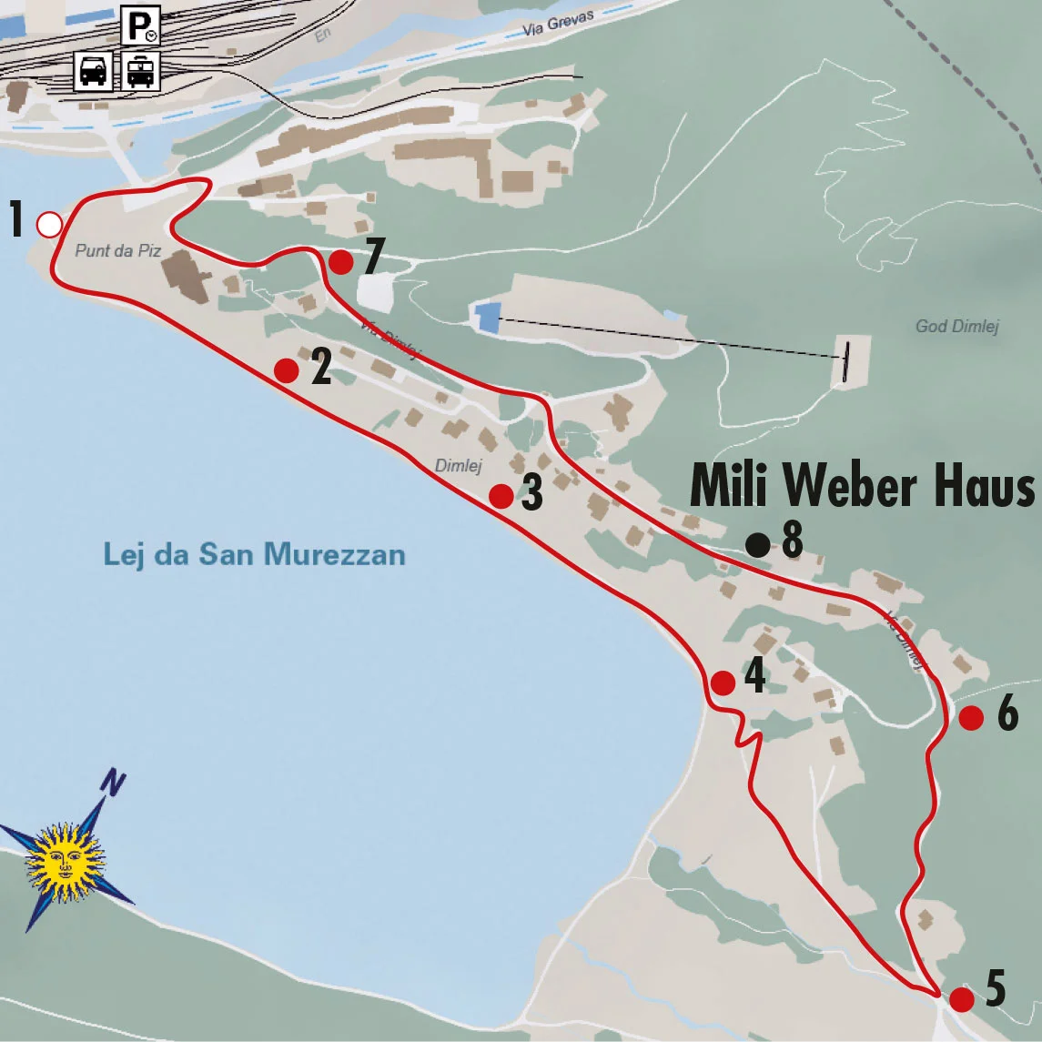||Der Mili Weber Weg..The Mili Weber Trail||