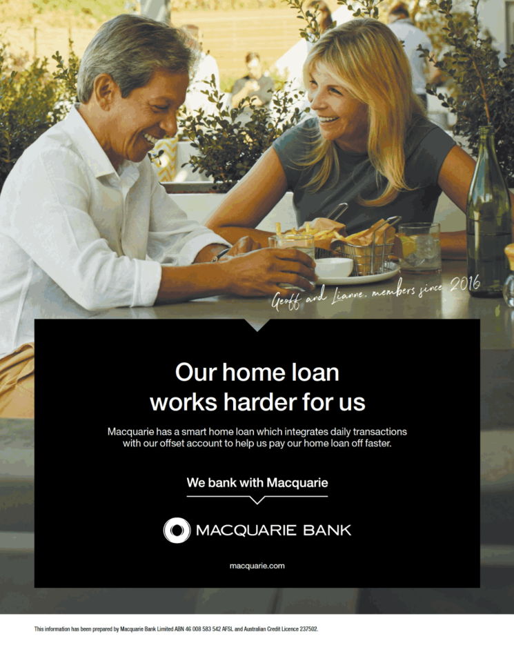 Macquarie Newspaper campaign Source: BigDatr Campaign Library.