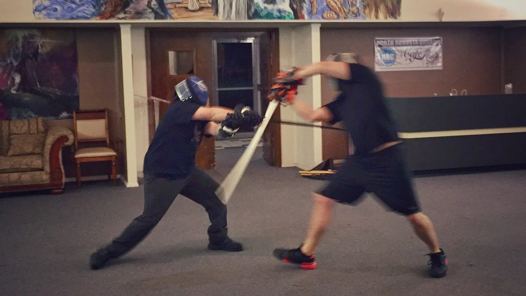 From pendant to rake with long sword