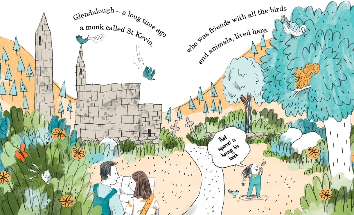 A Spread from Let's See Ireland